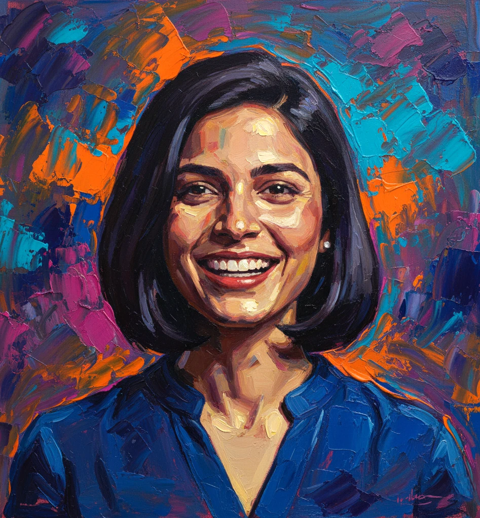 Neo-Expressionist Portrait: Bold Colors & Emotional Impact (Prompt)