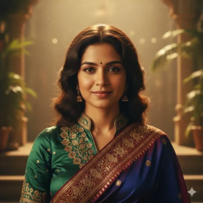 AI-generated image: 1970s Bollywood Film Aesthetic (Gemini Prompt)