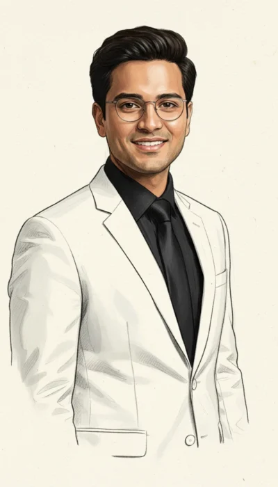 AI-generated image: Realistic Mixed Media Portrait: Oil Paint & Sketch Fusion