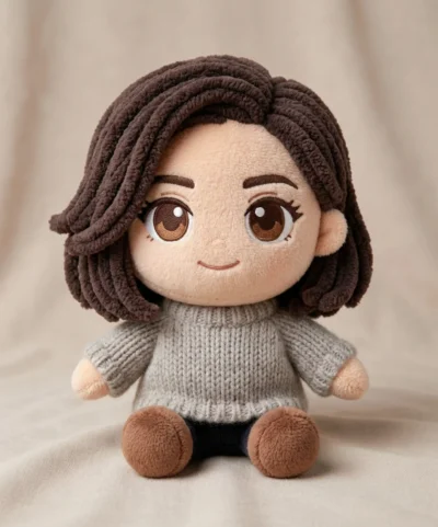 Plush Toy Character Inspired by Reference Image(Gemini Prompt)