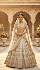 Ultra-Realistic 8K Bollywood Bridal Portrait of a South Asian Bride