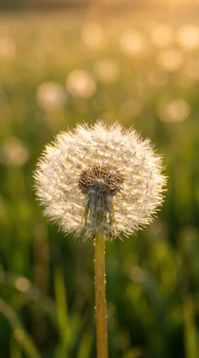 🌿Macro Photography: Golden Hour Dandelion