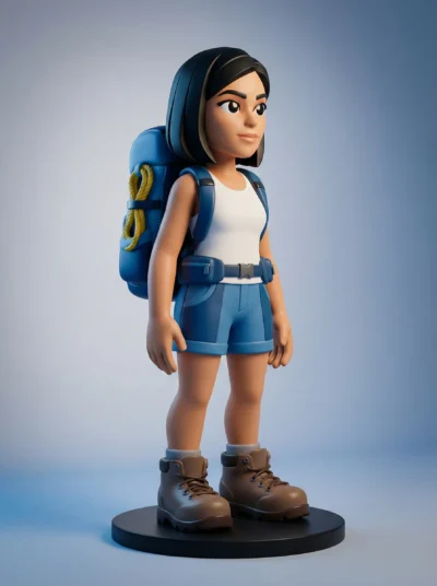 Designer Vinyl Art Toy: Stylized Urban Collectible Figure