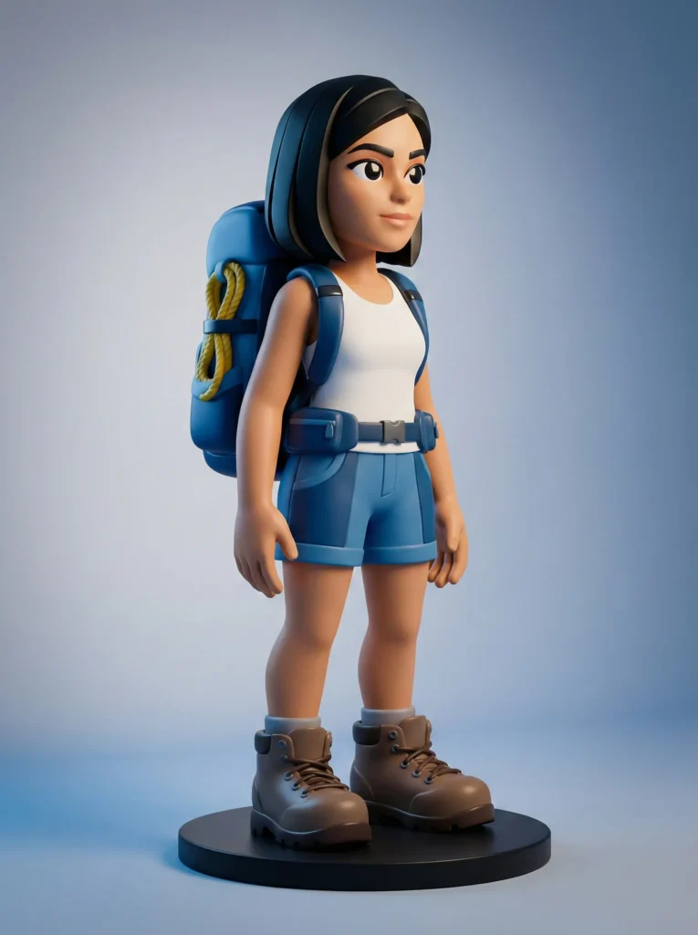 Designer Vinyl Art Toy: Stylized Urban Collectible Figure