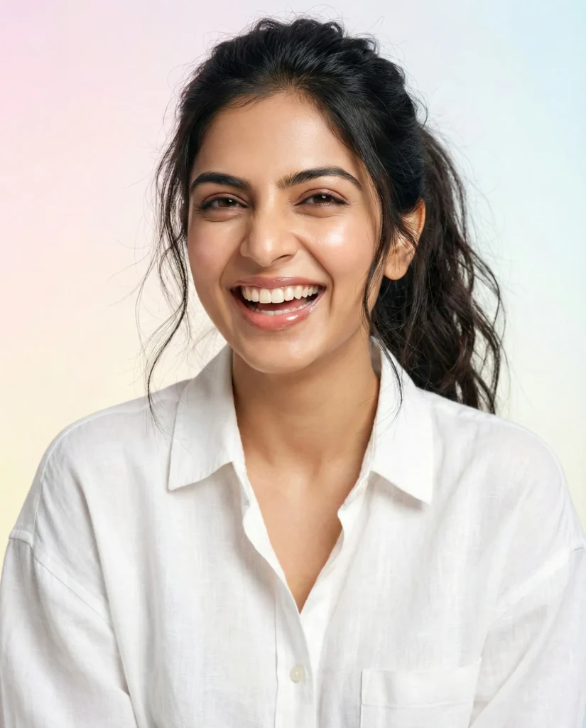 Hyper Realistic 8K Editorial Portrait with Pastel Studio Vibes