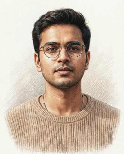AI-generated image: Hyper Realistic Colored Pencil Portrait (Gemini Prompt)