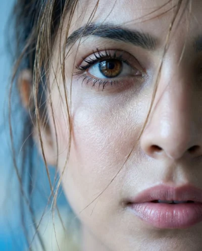 Photorealistic Macro Beauty Portrait (Gemini Prompt)