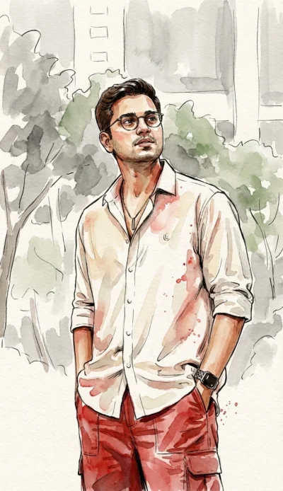 Simple Watercolor Fashion Illustration (Gemini Prompt)