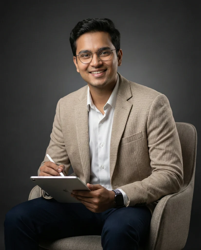 Ultra Realistic Business Portrait of a Confident Young Man