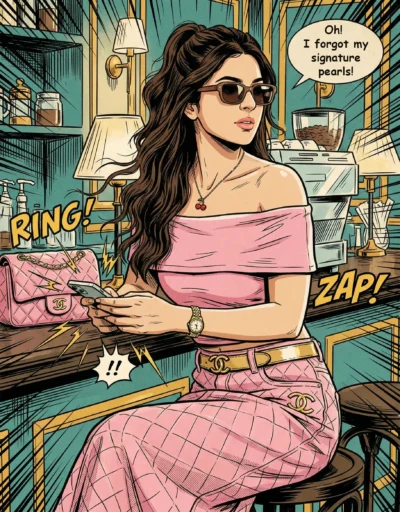 Classic Anime Illustration Style Portrait