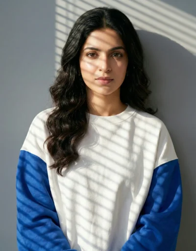 Hyper-Realistic 8K Portrait of a Woman in Dramatic Venetian Light