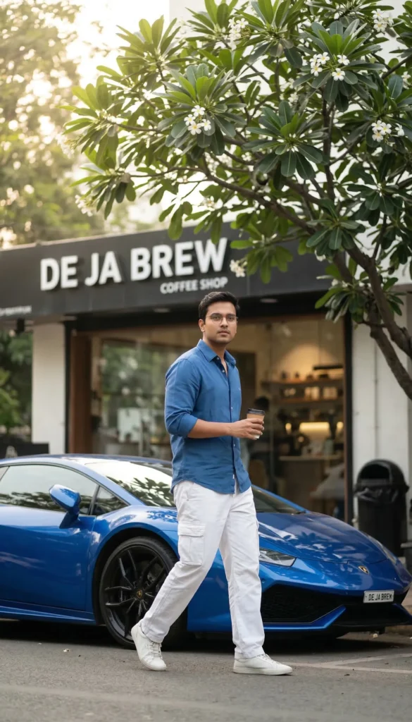 Quiet Morning Coffee Walk – Cinematic Street Photography