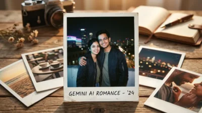 Romantic Vintage Polaroid Couple Prompt for Gemini AI