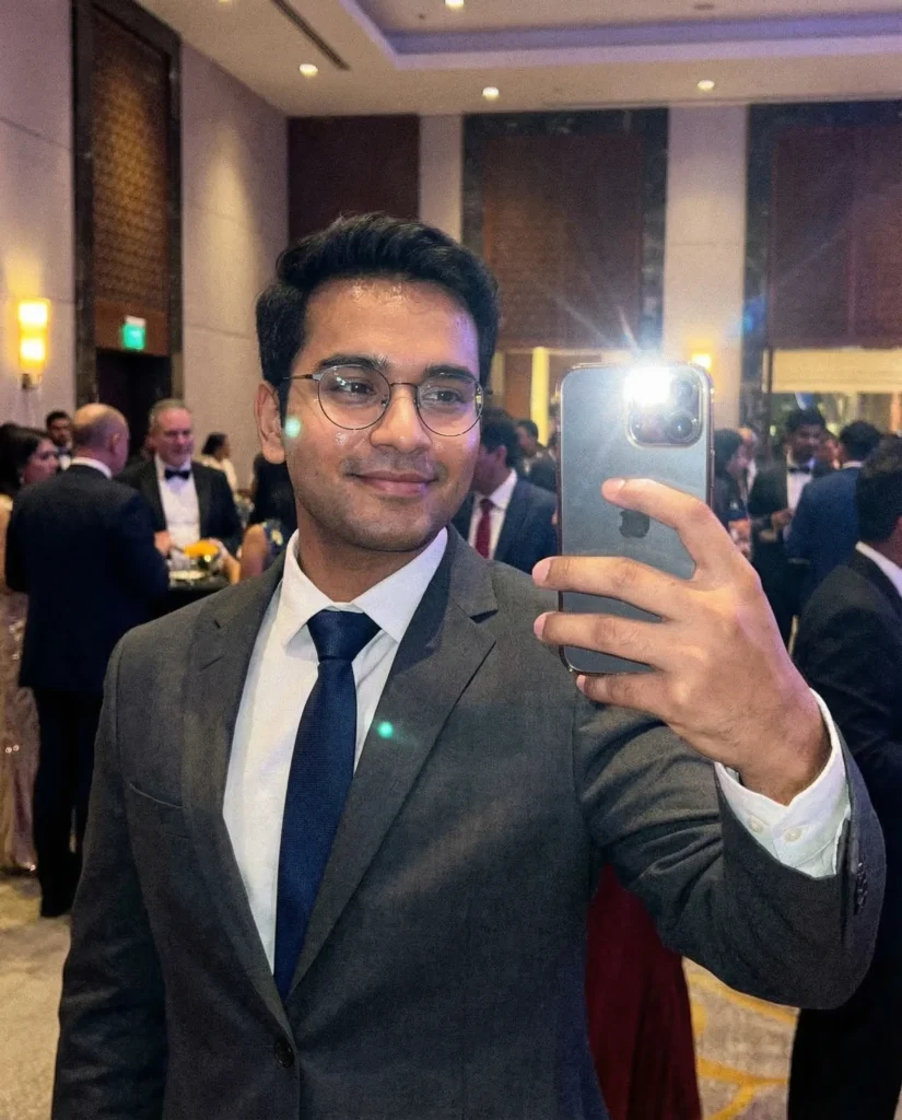 Ultra-Realistic Formal Event iPhone Selfie Prompt