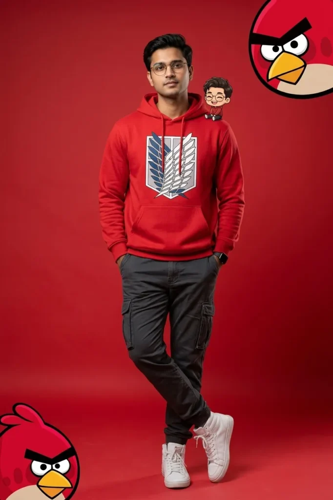 Anime Streetwear Studio Portrait (AI Image Prompt)