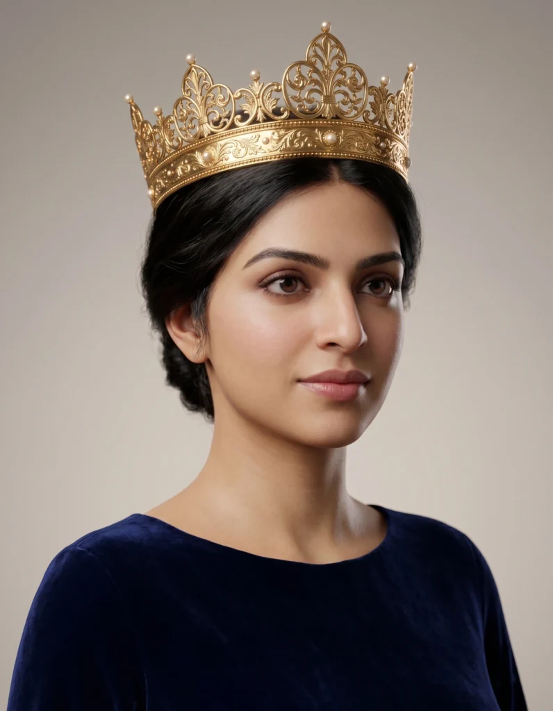 Regal Woman 3D Character Model AI Prompt
