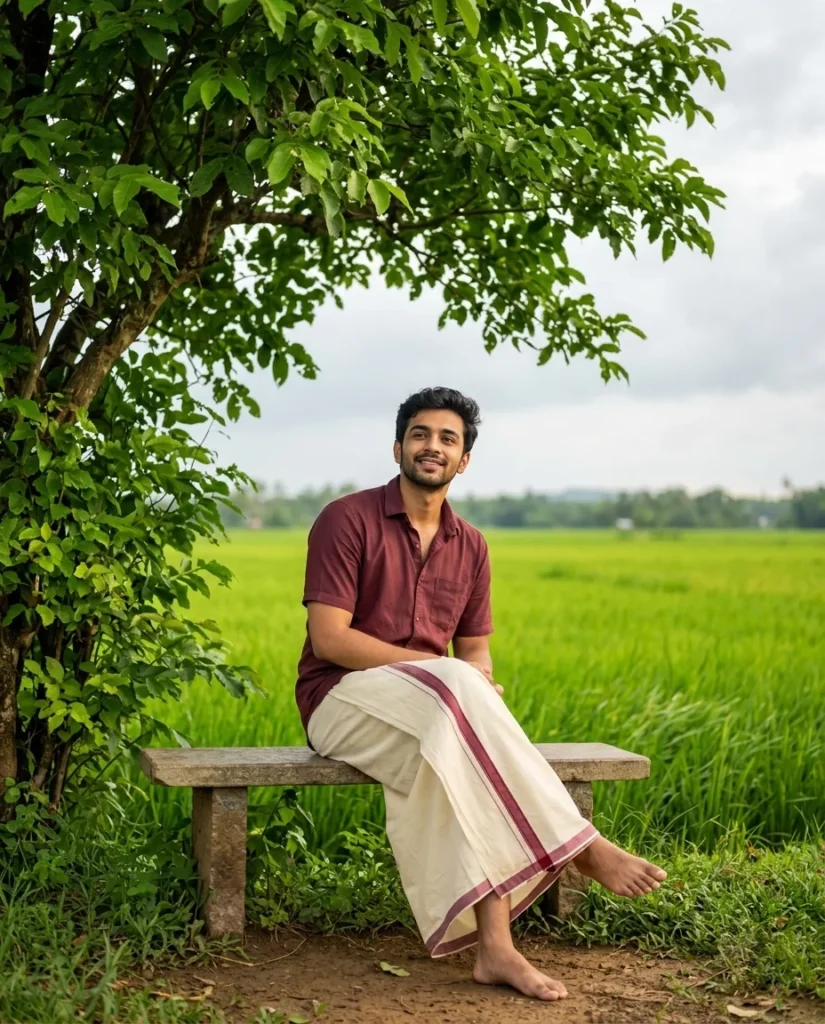 Authentic Kerala Traditional Man Prompt for Gemini