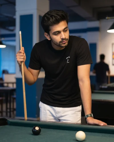 Cinematic Pool Portrait of a Young Man (Gemini Prompt)