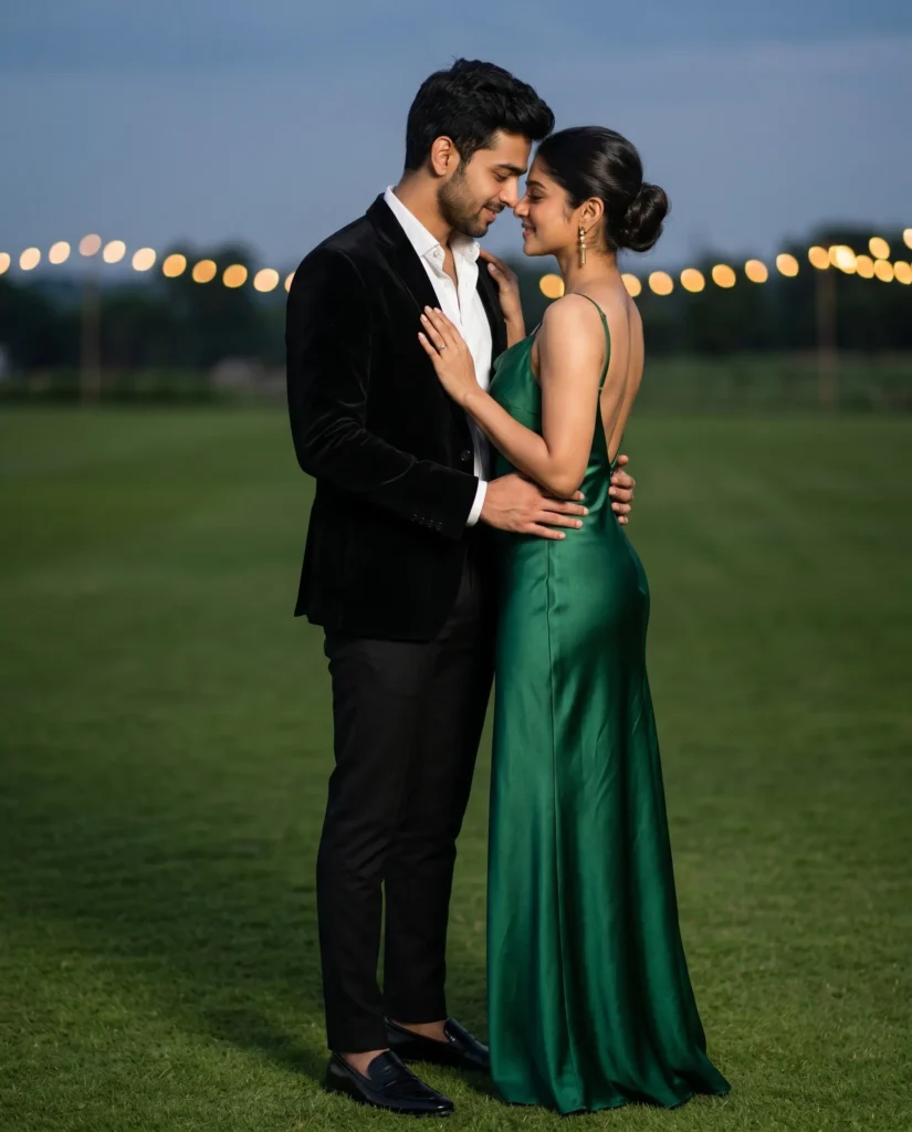 Romantic Editorial Dusk Photography: An AI Couple Prompt