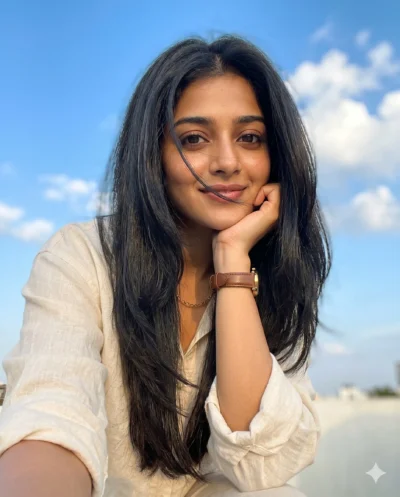AI-generated image: True Selfie Photo Prompt: Casual Woman in Summer