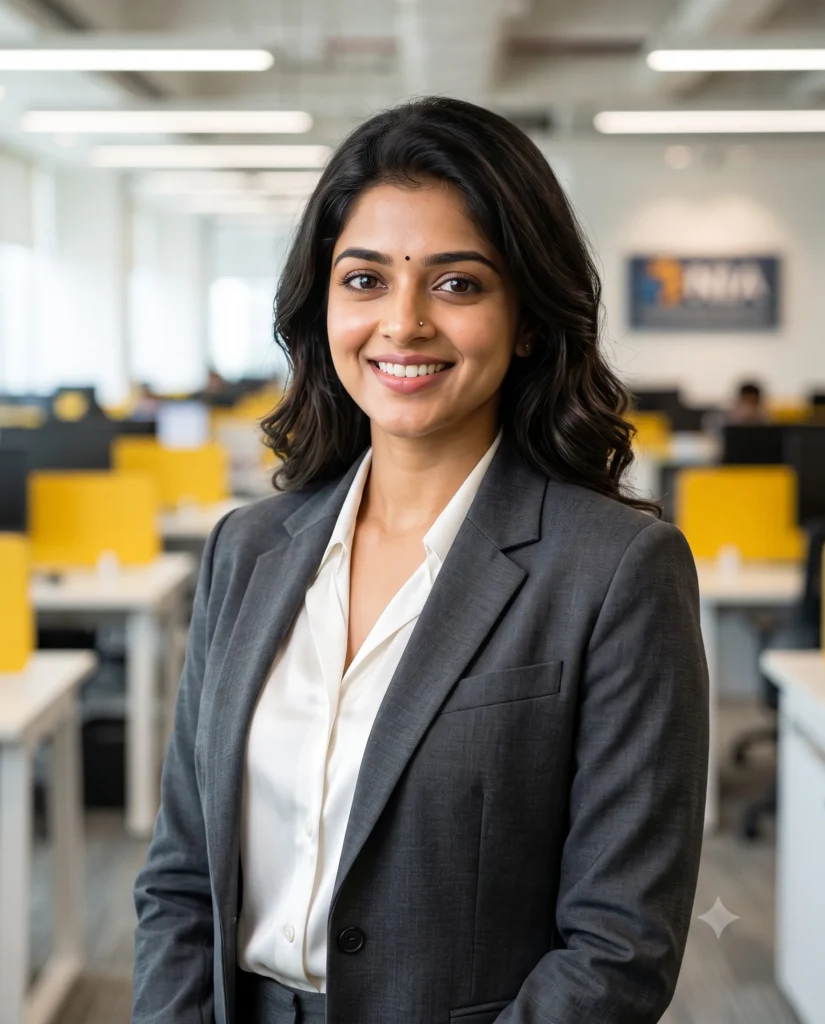 South Asian Corporate Woman Prompt for Office Photography