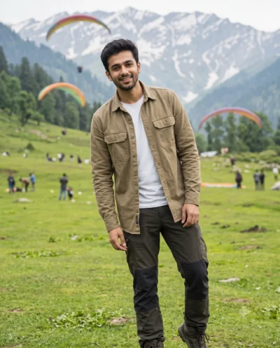 Manali Photo Prompt: Man in Solang Valley