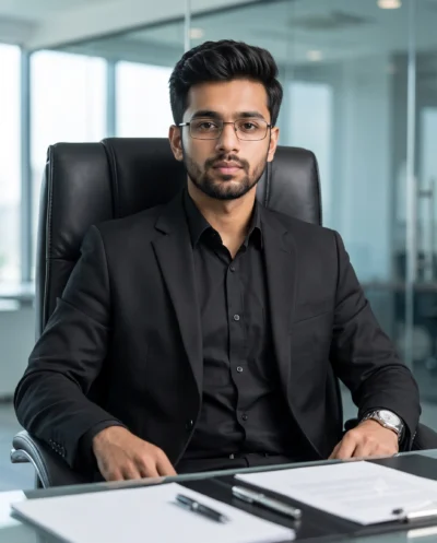South Asian Male Corporate Executive Prompt