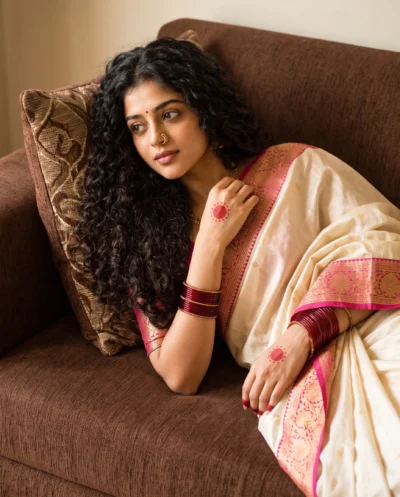 Vintage Saree AI Prompt for Beautiful Editorial Portraits