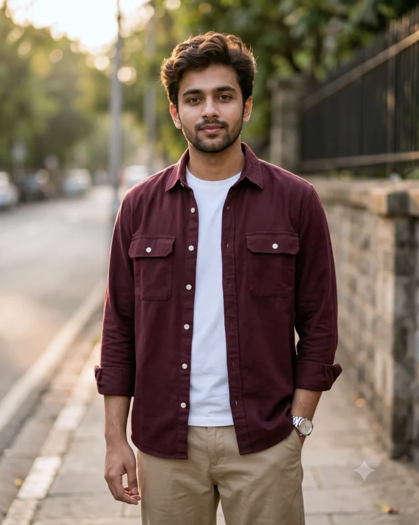 Golden Hour Editorial Portrait Prompt for Men