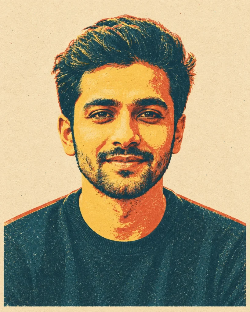 Vintage Risograph Portrait Prompt (ChatGPT)