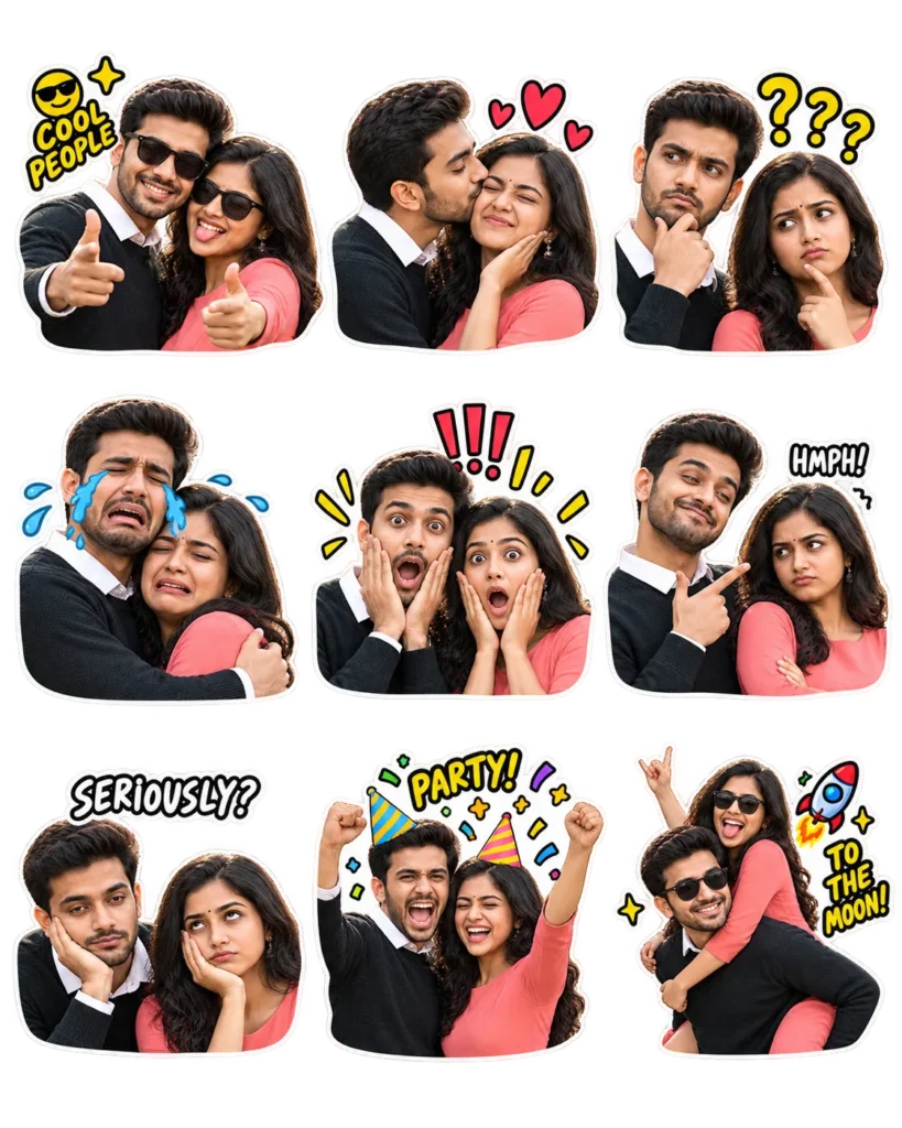 Meme Sticker Pack Prompt for Funny Reaction Sheets