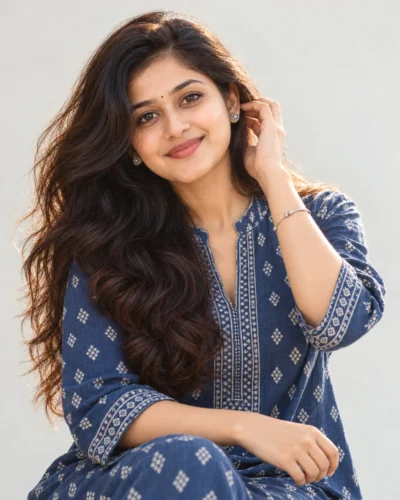 Kurta Portrait Prompt in Minimalist Studio Light