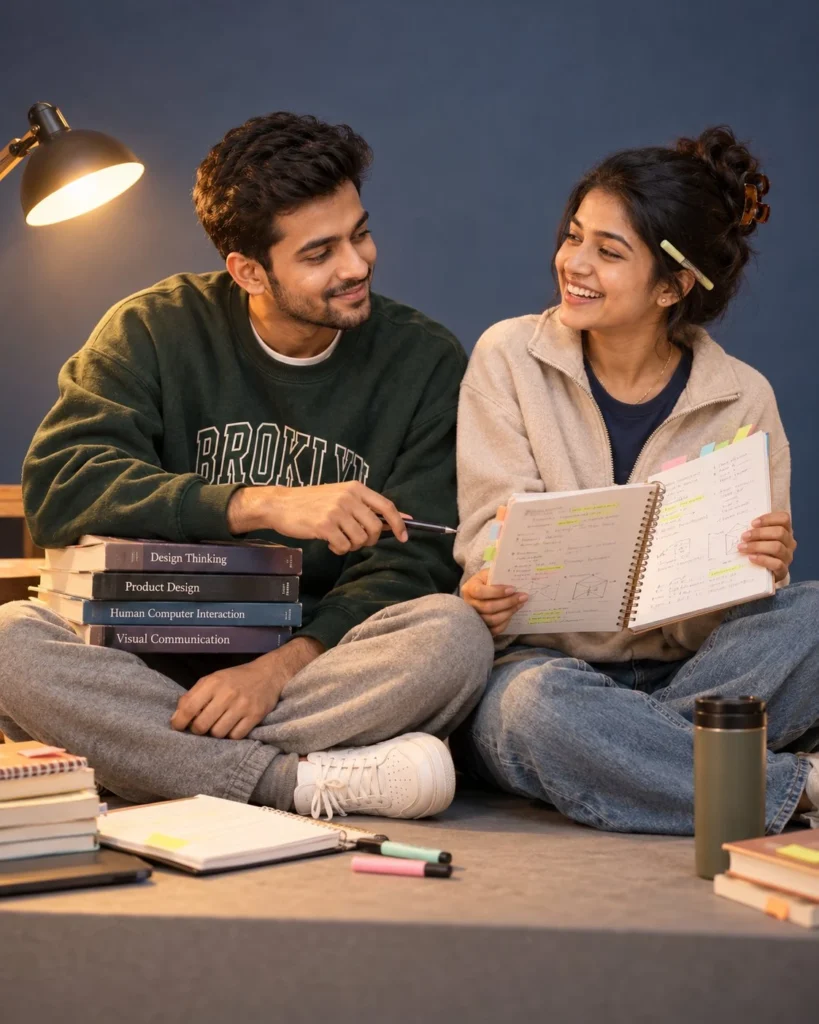 College Study Session Portrait Prompt for Candid Moments