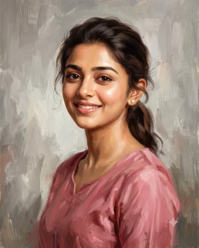 Classic Oil Painting Portrait Prompt with Painterly Texture
