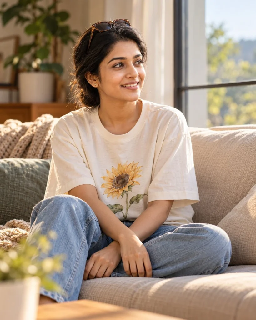Cozy Home Portrait Prompt for Natural Lifestyle Photos